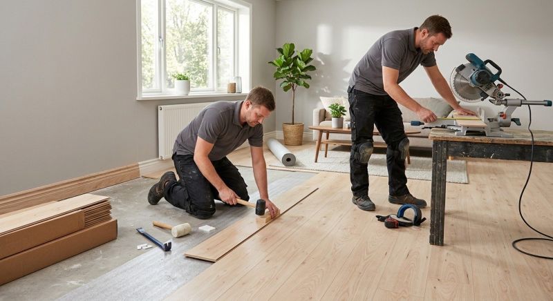Plank Laminate Installation in Fredericksburg, VA