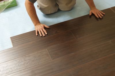Luxury Vinyl Plank in a Hallway