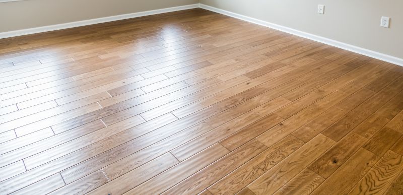New Hardwood Floor in a Living Room