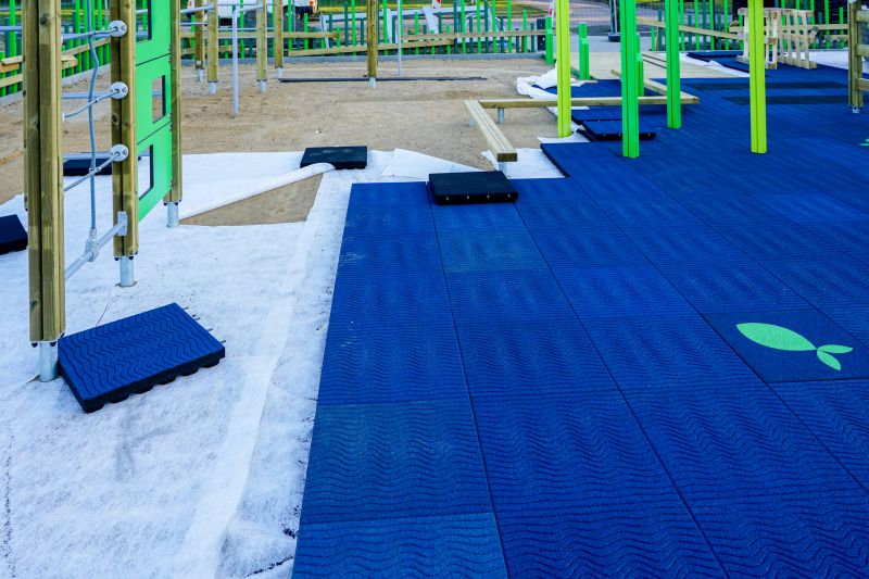 Rubber Flooring in a Playground
