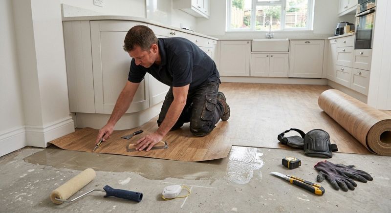 Sheet Linoleum Installation in Georgetown, TX