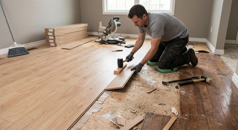 Wood Laminate Installation in Fredericksburg, VA